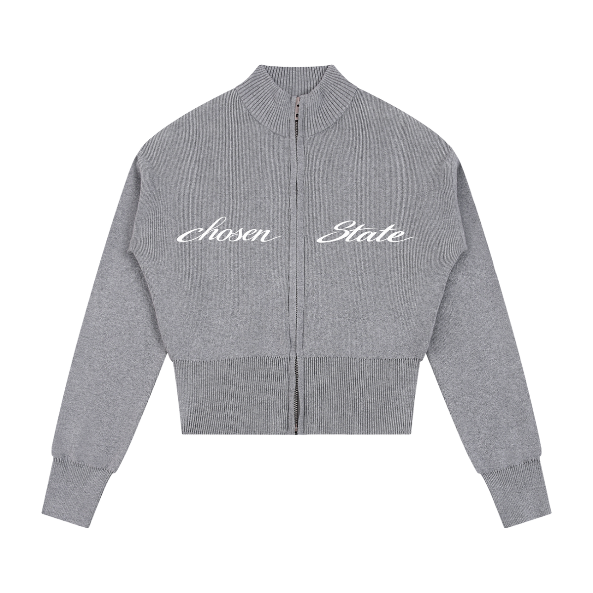 Women’s Mock Neck Zip Up Cardigan