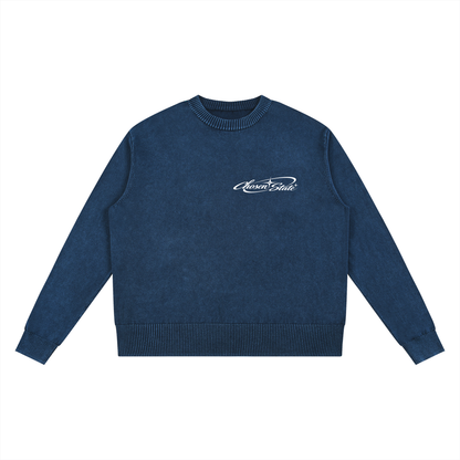 Mineral Wash Oversized Sweater