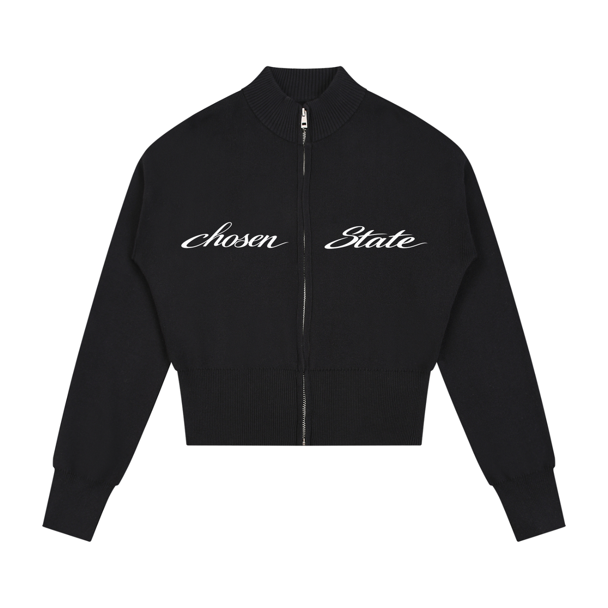 Women’s Mock Neck Zip Up Cardigan