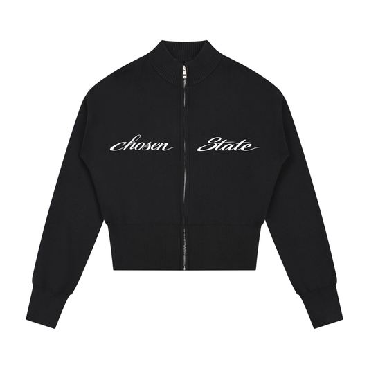 Women’s Mock Neck Zip Up Cardigan