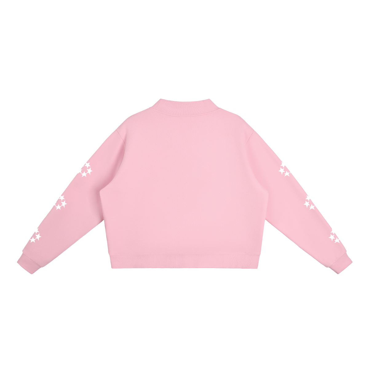 Essential Fleece Mock-Neck Crew Sweatshirt