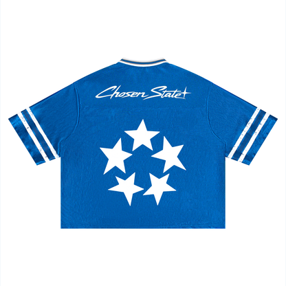 Unisex Boxy Striped Soccer Jersey