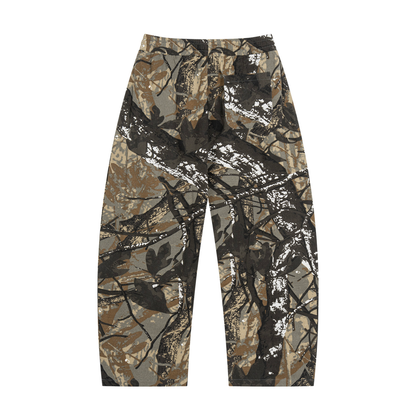 NYC Camo Barrel Leg Pants