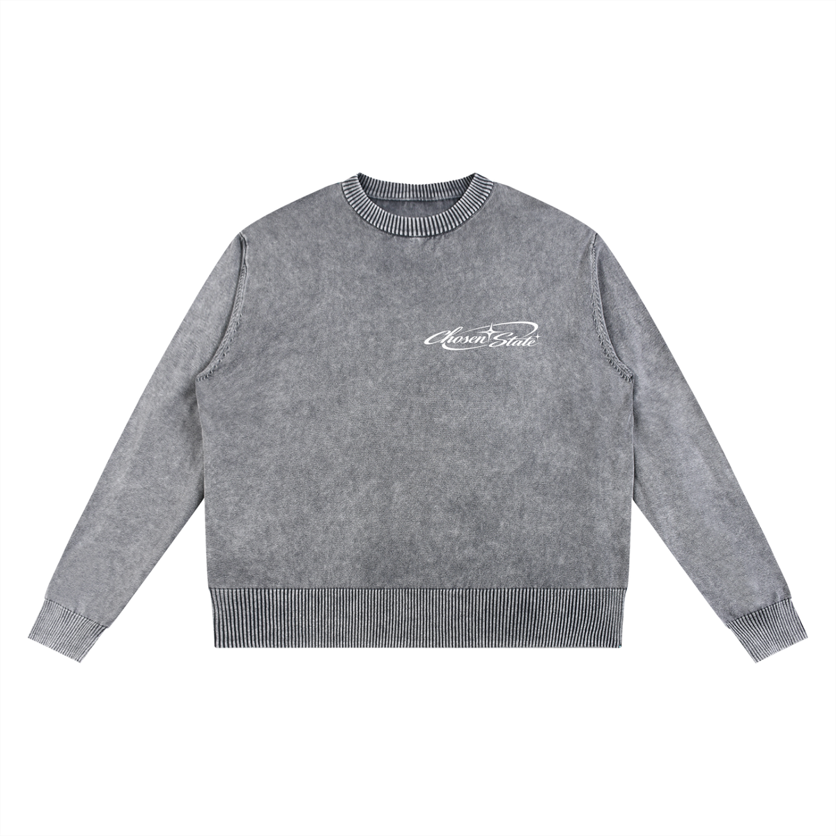 Mineral Wash Oversized Sweater