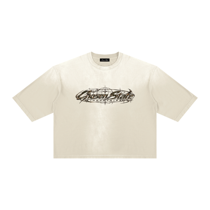 Unisex Vintage Wash Sunfade Boxy T-Shirt