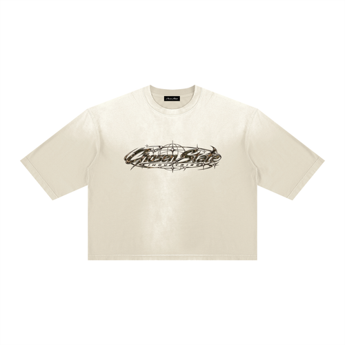 Unisex Vintage Wash Sunfade Boxy T-Shirt