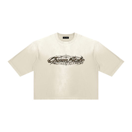 Unisex Vintage Wash Sunfade Boxy T-Shirt