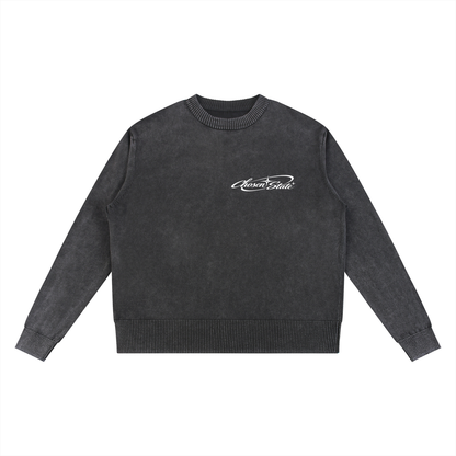 Mineral Wash Oversized Sweater