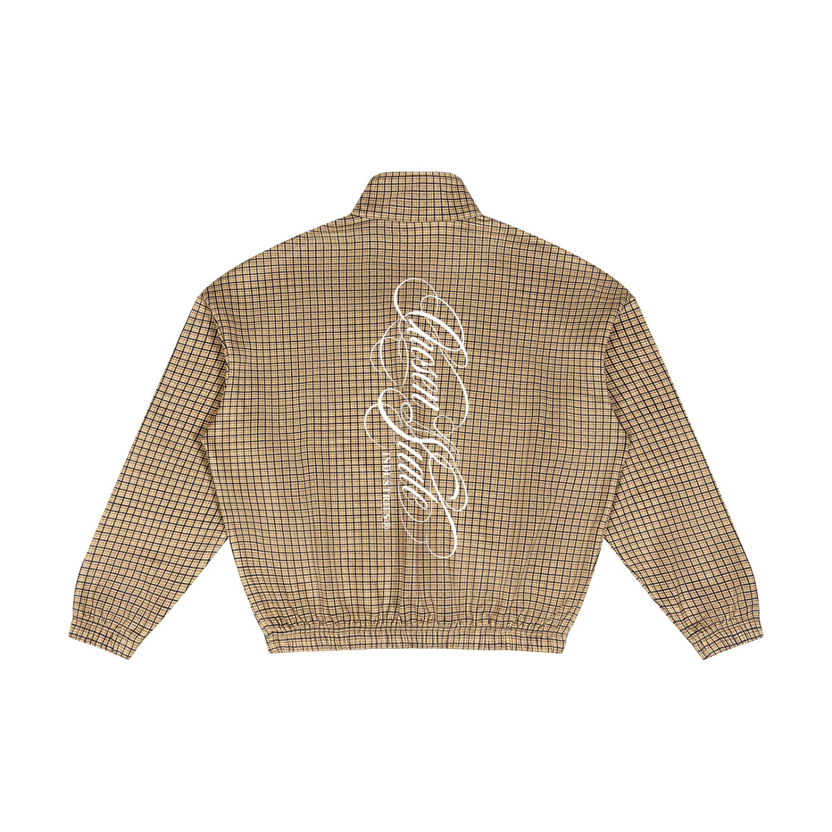Unisex Plaid Quarter-Zip Sweatshirt