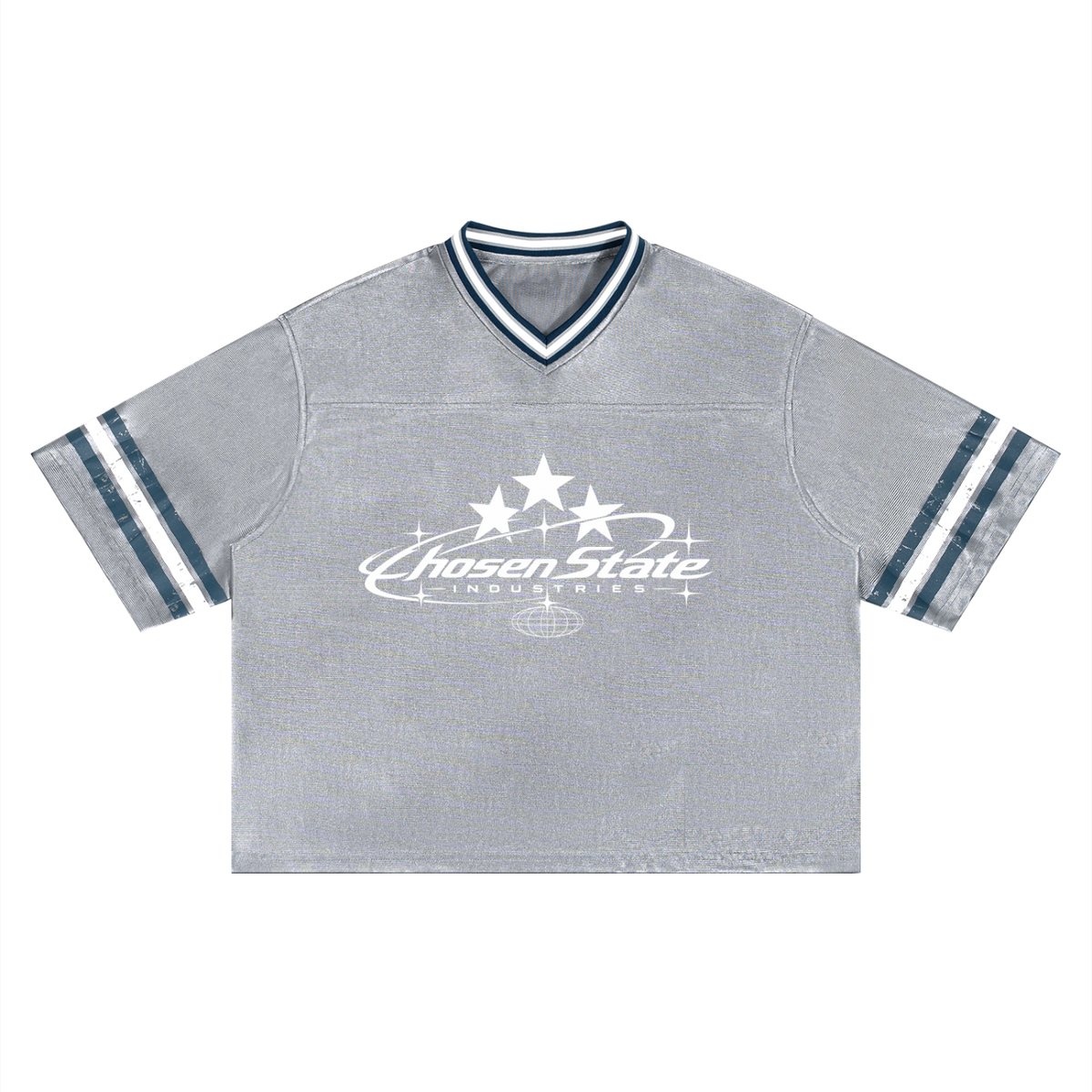 Unisex Boxy Striped Soccer Jersey