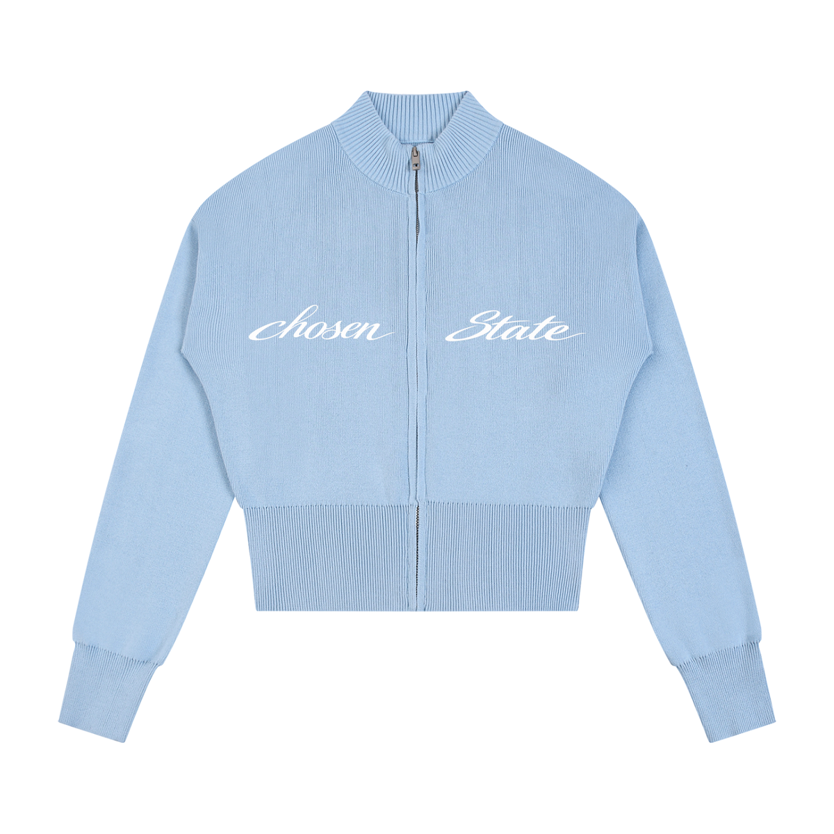 Women’s Mock Neck Zip Up Cardigan