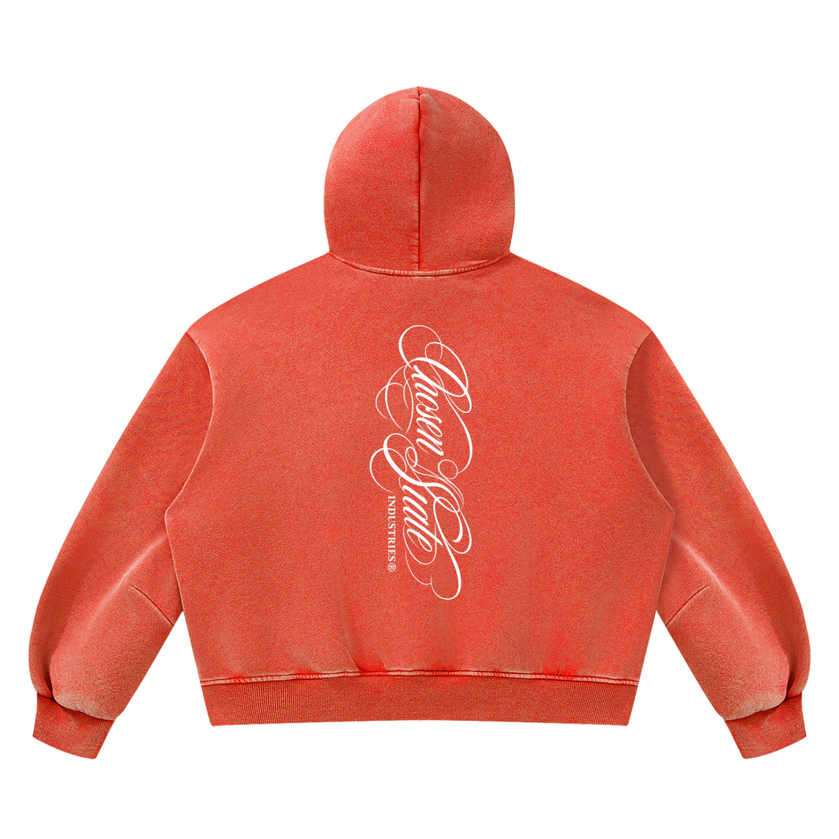 Unisex Vintage Wash Boxy Fleece Hoodie