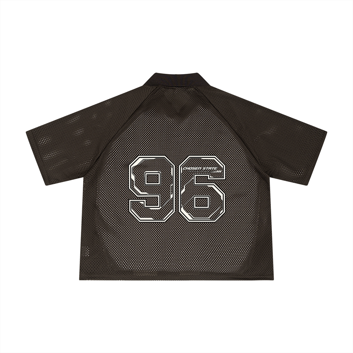 Unisex Striped Mesh Boxy Soccer Jersey