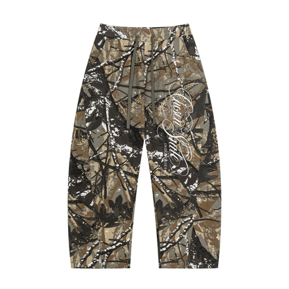 NYC Camo Barrel Leg Pants