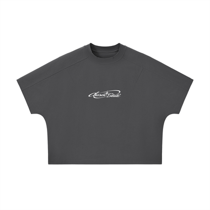 Unisex Boxy Tonal Paneling T-Shirt
