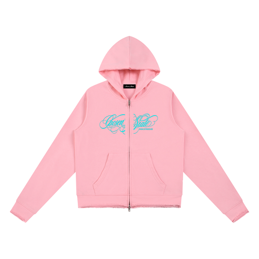 Women’s Raw Edge Full Zip Hoodie