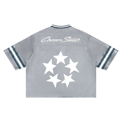 Unisex Boxy Striped Soccer Jersey