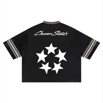 Unisex Boxy Striped Soccer Jersey