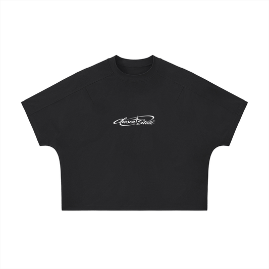 Unisex Boxy Tonal Paneling T-Shirt